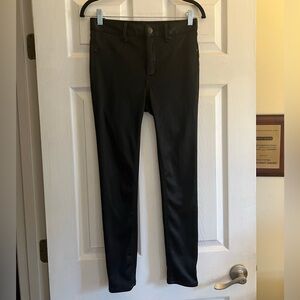 Rag & Bone Skinny Black Satin Pants XS